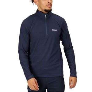 NWT Regatta Men's Montes Lightweight Quarter Zip Fleece Pullover XXL Navy Blue